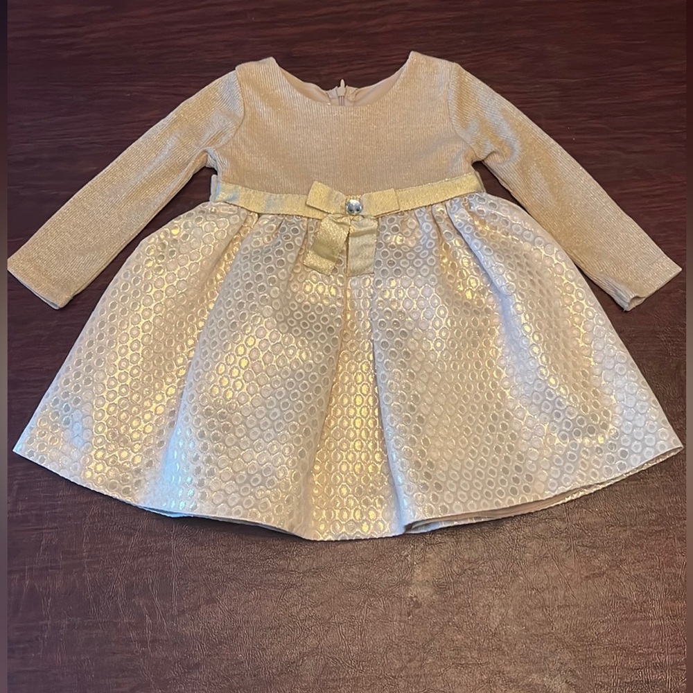 Bonnie Baby Beautiful Gold Dress